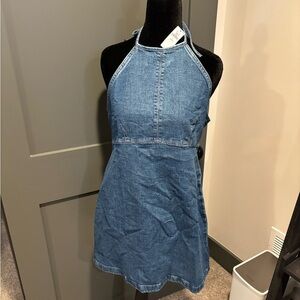 GAP Light Blue Denim Dress S Petite
